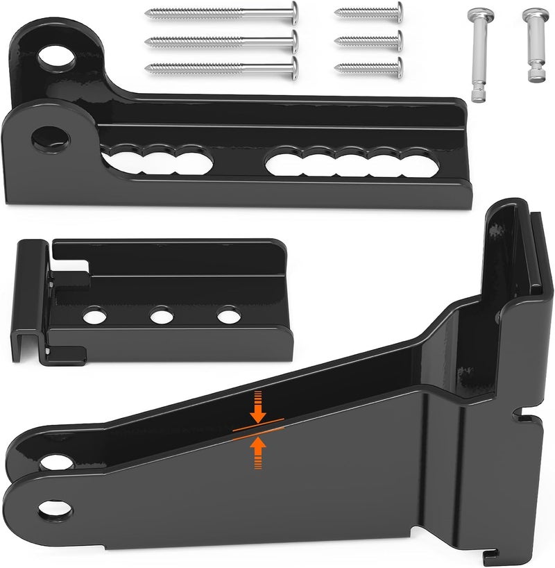 KOMOHOM Thickened Storm Door Closer Bracket，Repair Jamb Bracket Compatible with Andersen，Durable Screen Door Closer Replacement Parts Kits with Emco/Larson/Pella, Protecting Doors from Damage from Winds - Image 1